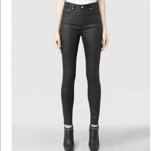 Allsaints stilt lacquer jean 26 - Picture 1 of 4